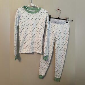 Lake Green Heart Pajamas